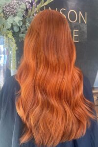 Copper Hair Colours at Johnson Blythe Hairdressers in Hertford