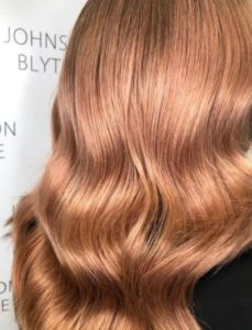 Apricot Hair Colour at Johnson Blythe Hair Salon in Hertford