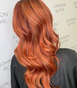 Fire Copper Hair Colour at Johnson Blythe Salon Hetford
