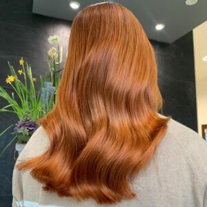 Copper Hair Colour at Johnson Blythe Hairdressers in Hertford