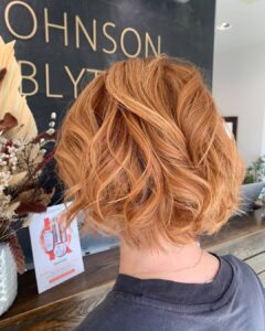 Hairdressers Hertford Harpenden Johnson Blythe Curly Bob
