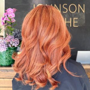 Red Hair Colour Hertford Hair Salon Johnson Blythe