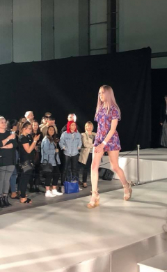 Johnson Blythe model L'Oreal colour awards